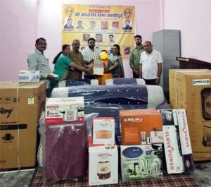 श्री चित्रगुप्त कन्यादान योजना के अंतर्गत कराया कन्या विवाह