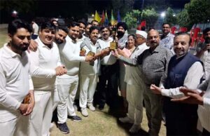 बार एसोसिएशन काशीपुर इलेवन तथा ज्यूडिशियरी इलेवन के बीच हुआ क्रिकेट मैच