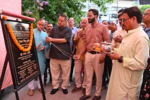 कैबिनेट मंत्री जोशी ने किया आर्यनगर सीवरेज योजना एवं पार्क का शिलान्यास