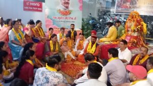 मां जगदीशिला डोली रथ यात्रा का काशीपुर आगमन पर हुआ जोरदार स्वागत