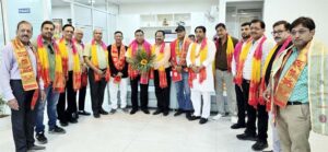 ईश्वर चंद्र गुप्ता व दीपक मित्तल को दायित्व मिलने पर किया सम्मानित