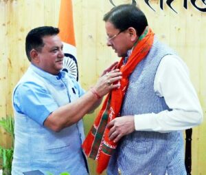 महापौर दीपक बाली ने मुख्यमंत्री धामी से मिलकर जताया आभार