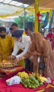 श्रीमद्भागवत कथा में विधायक चीमा ने किया प्रतिभाग