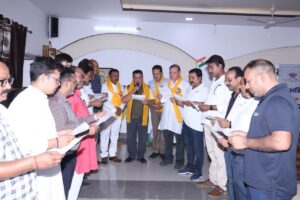 अखिल भारतीय रोहिला क्षत्रिय महासभा के पदाधिकारियों को महापौर दीपक बाली ने दिलाई शपथ