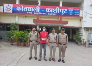 07.77 ग्राम स्मैक के साथ  1 शातिर अभियुक्त गिरफ्तार
