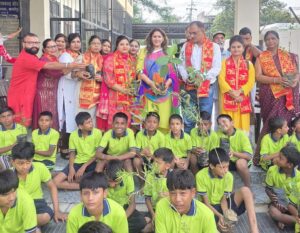 हरेला पर बच्चों को दिया हरियाली और जिम्मेदारी का संदेश