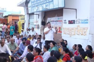महापौर बाली ने स्वच्छता चौपाल लगाकर जनता से मांगा सफाई के प्रति सहयोग