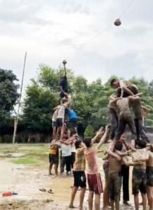 तुलाराम राजाराम कालेज में दही हांडी प्रतियोगिता का किया आयोजन