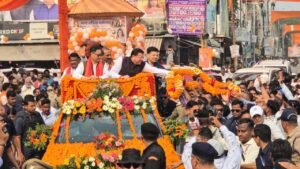 खटीमा में 'उत्तराखंड आदि रंगोत्सव' का भव्य आगाज, मुख्यमंत्री के नेतृत्व में निकला रोड शो,केंद्रीय मंत्रियों ने की शिरकत
