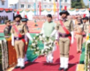 मुख्यमंत्री  ने पुलिस लाइन देहरादून में पुलिस स्मृति दिवस पर आयोजित कार्यक्रम में प्रतिभाग किया