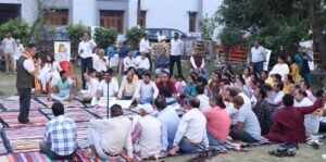 नगर निगम ने राॅयल इन्क्लेव में किया स्वच्छता चैपाल का आयोजन